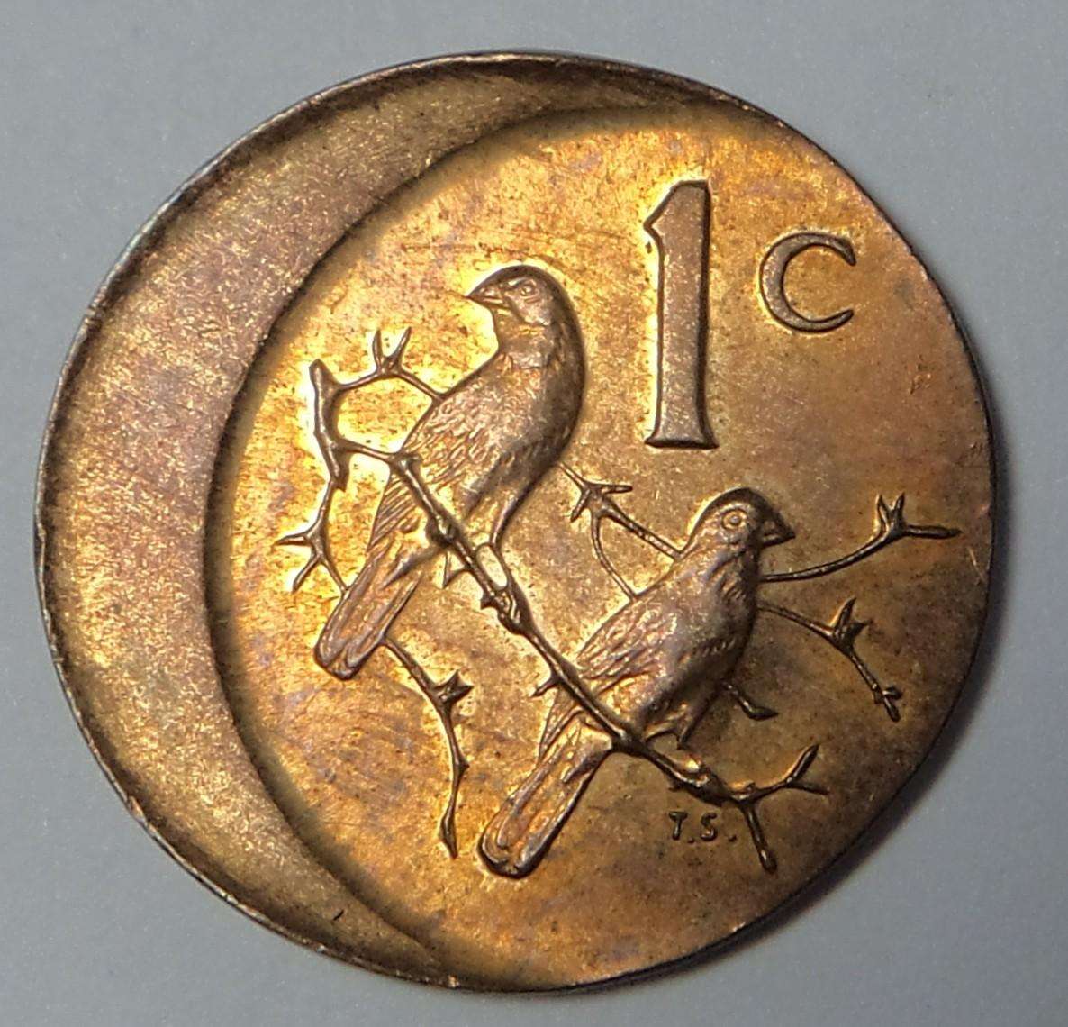 RSA Mint ERROR: 2nd Decimal Cent 1988