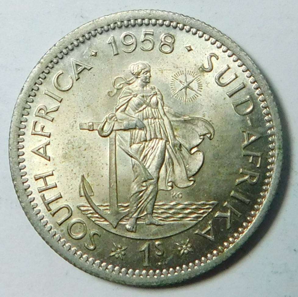 Union of SA: Shilling 1958