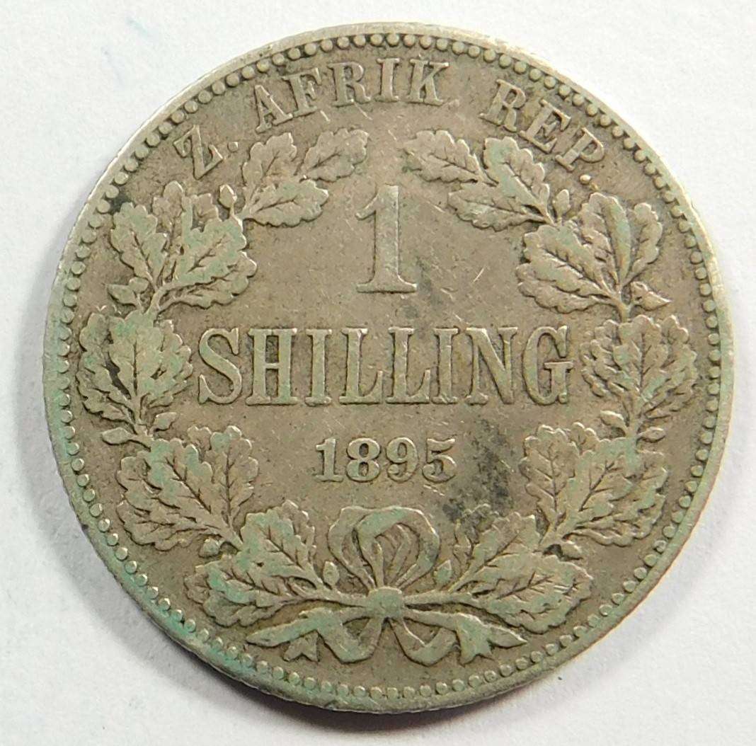 Paul Kruger ZAR Shilling 1895