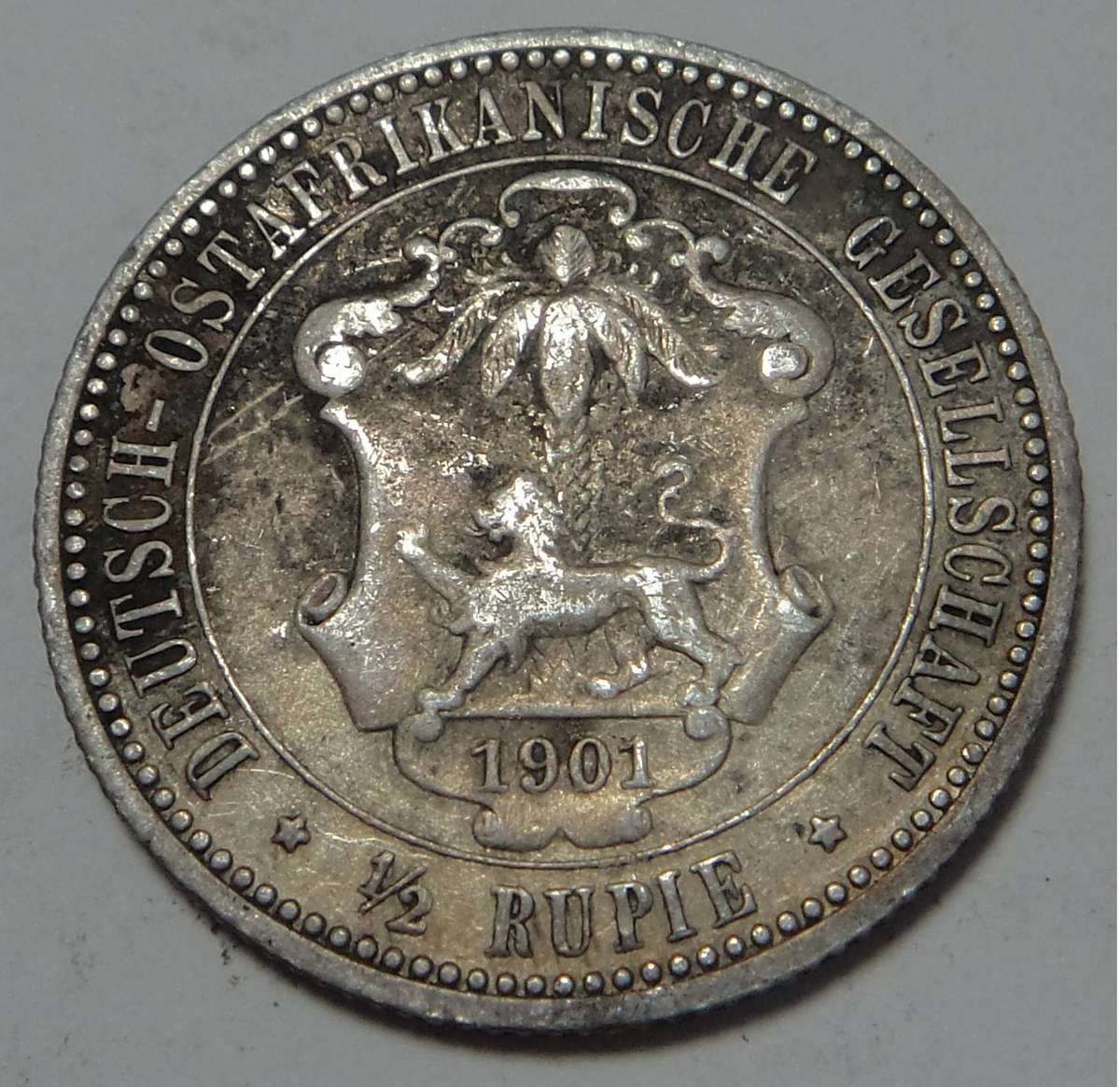 German East Africa ½ Rupie 1901