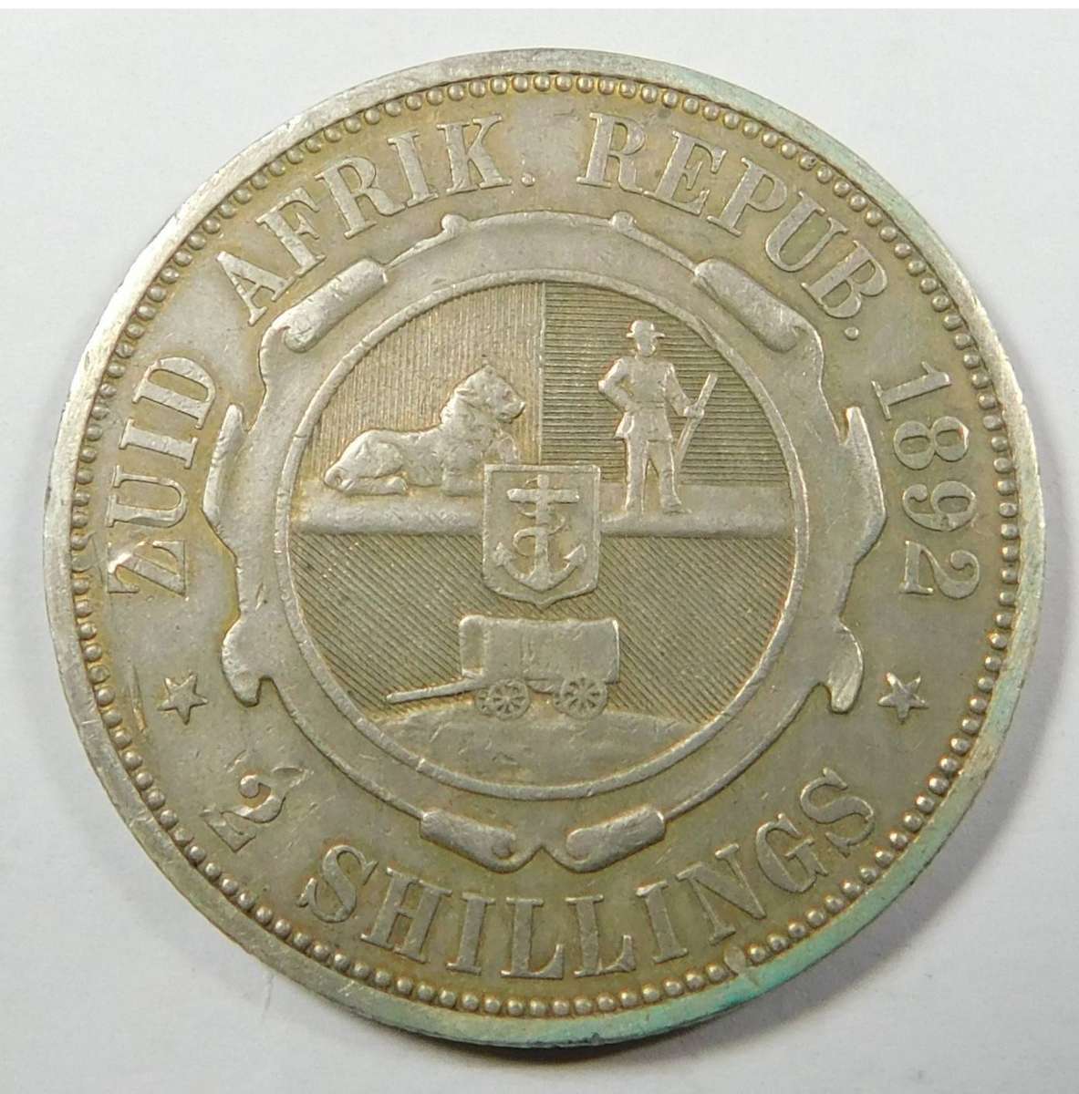 Paul Kruger ZAR 2-Shillings 1892
