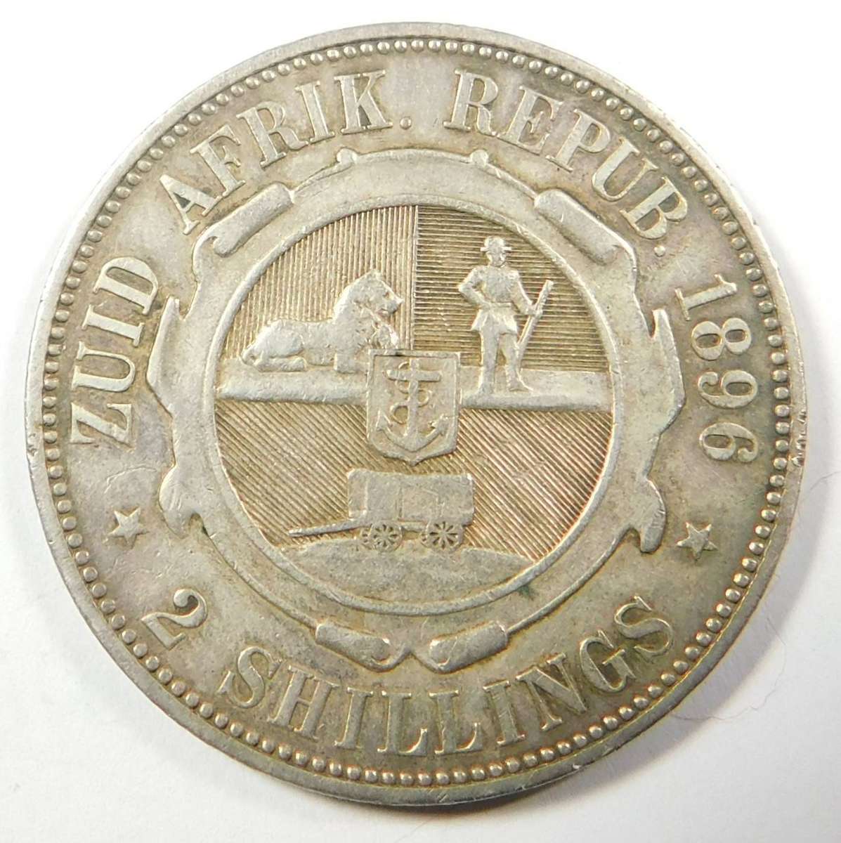 Paul Kruger ZAR 2-Shillings 1896