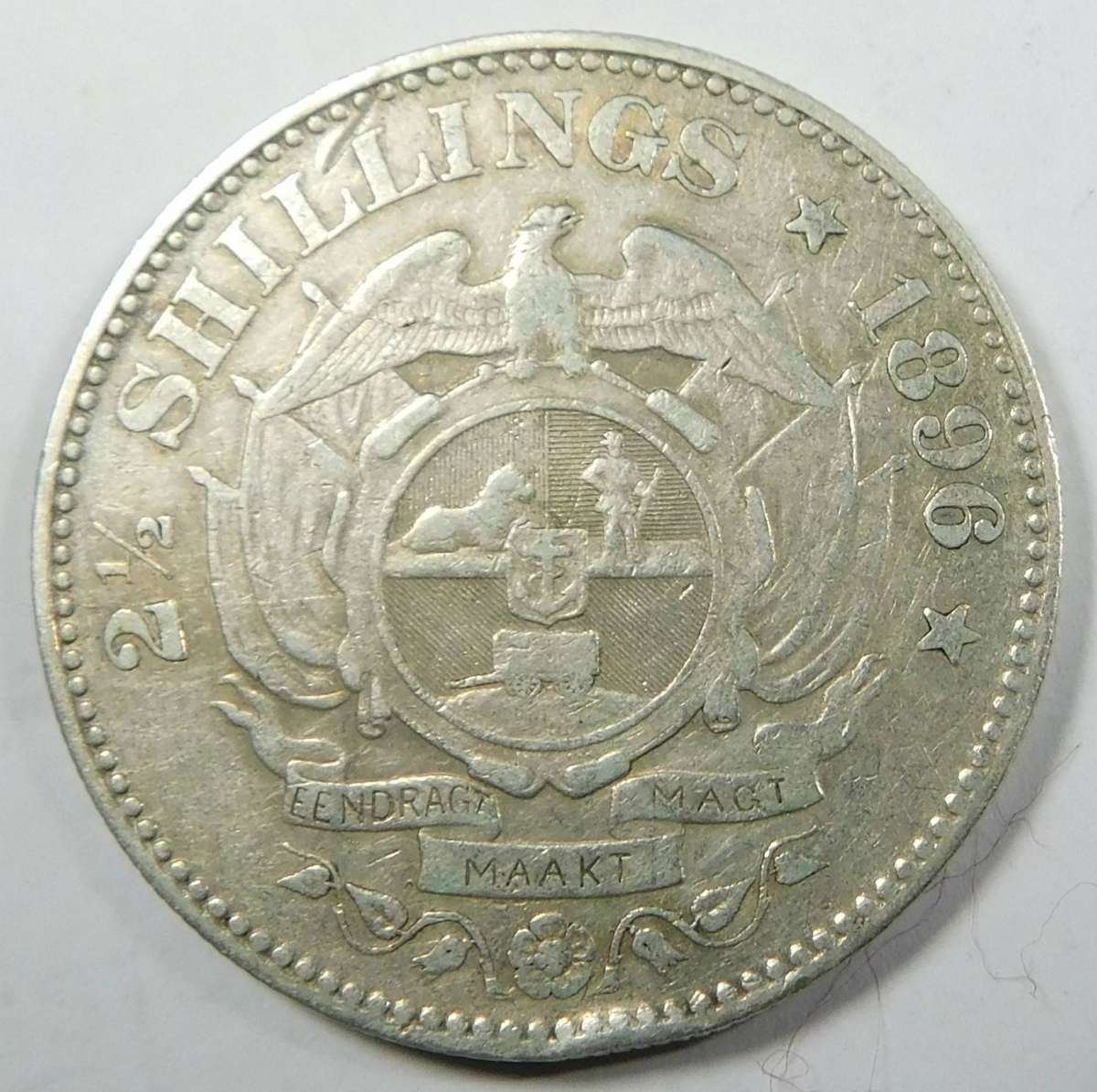 Paul Kruger ZAR Half Crown 1896