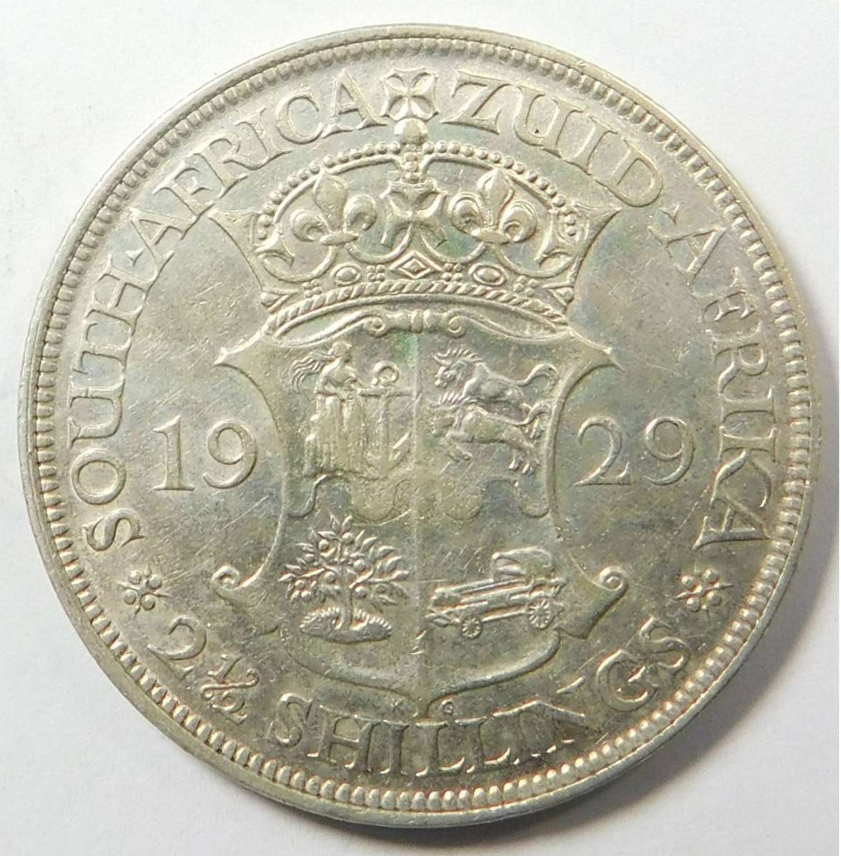 Union of SA: Half Crown 1929 (High Grade)