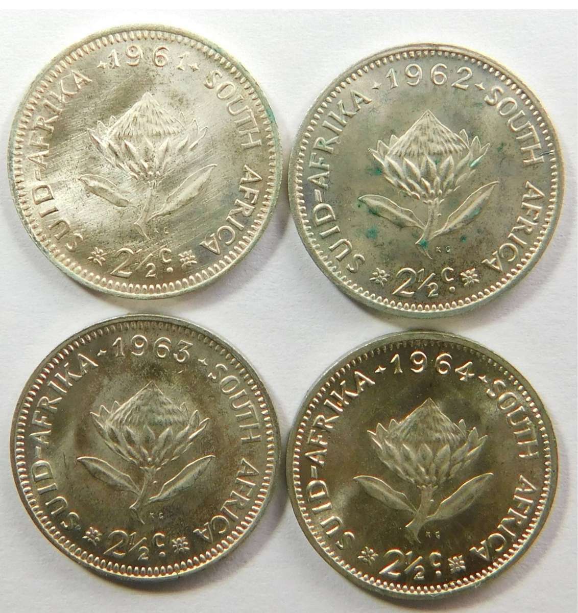 RSA First Decimal Silver Set: Tickeys 1961-1964 (5 sets available)