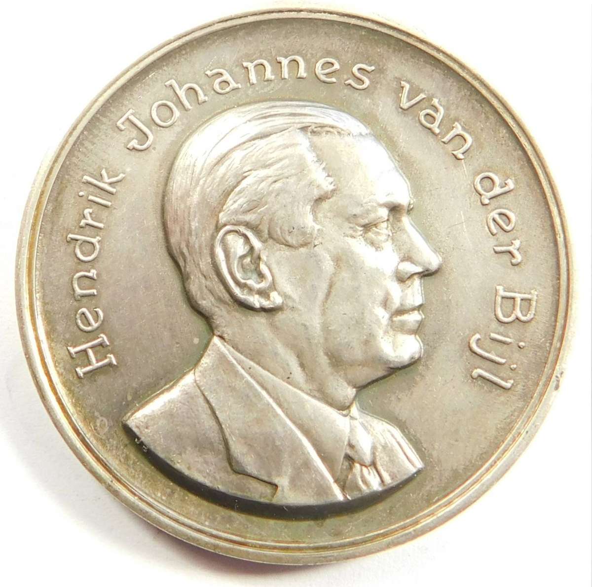 Sterling Silver Medal: ESCOM 1923 - 1973 (H.J. van der Bijl)