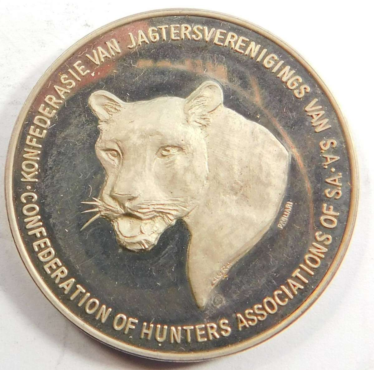 Hunters Associations of SA Sterling Silver Medal