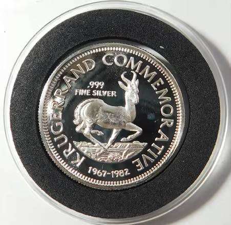 Silver Krugerrand Commemorative 1967-1982