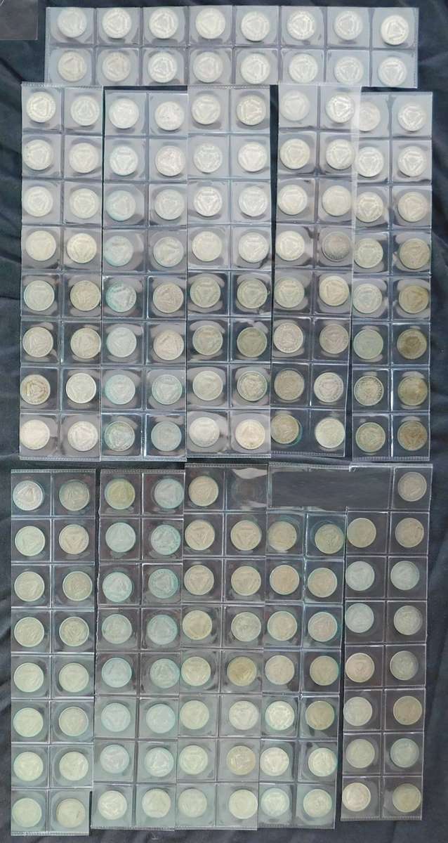 Large Union of South Africa Silver Tickey Collection