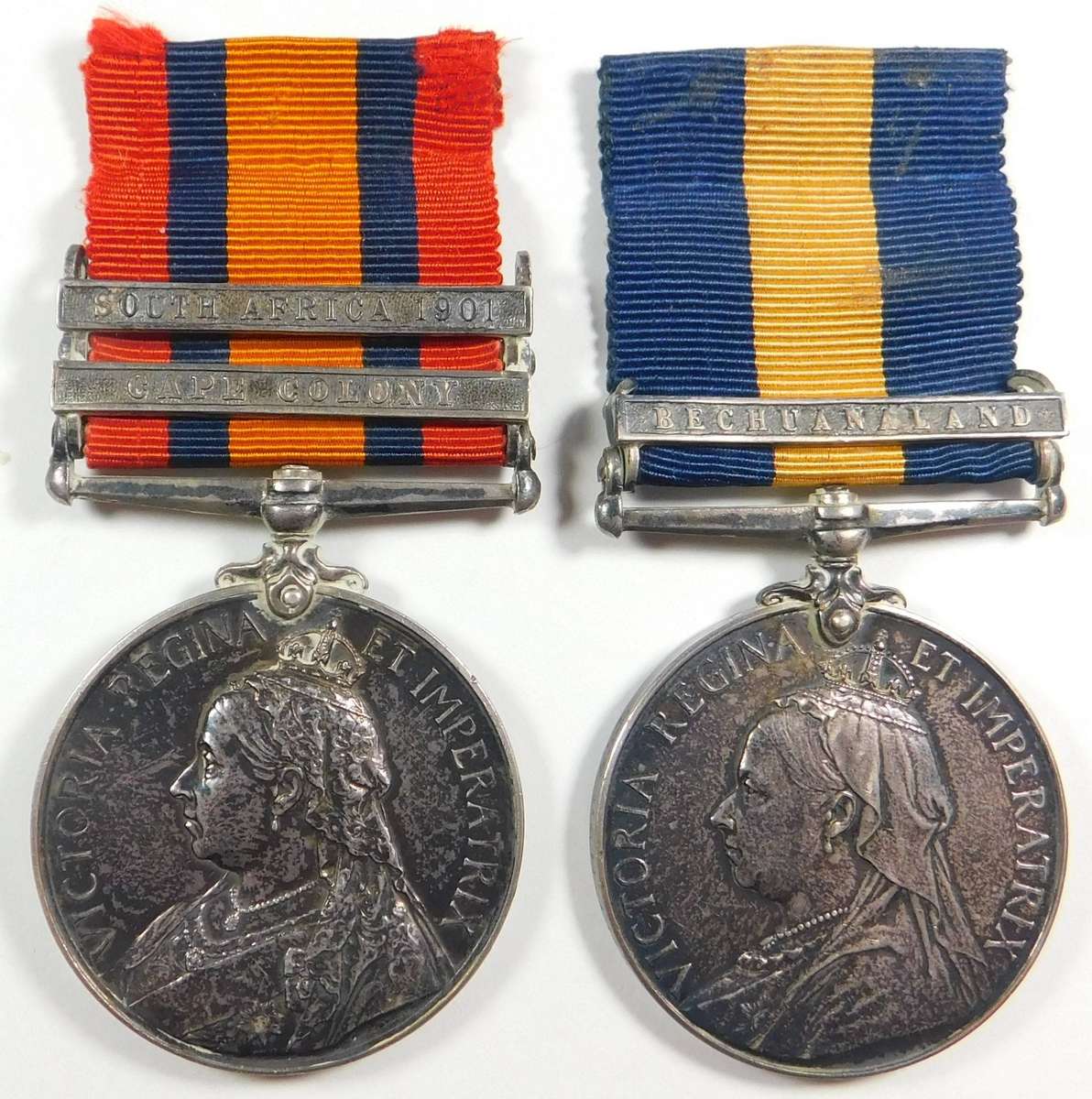 Cape of Good Hope & Queen's Medals to G.H. Trollope