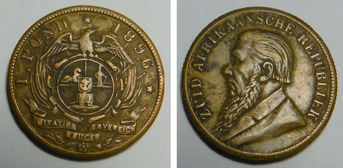Paul Kruger Pond Token (Withers # 7) 4 available