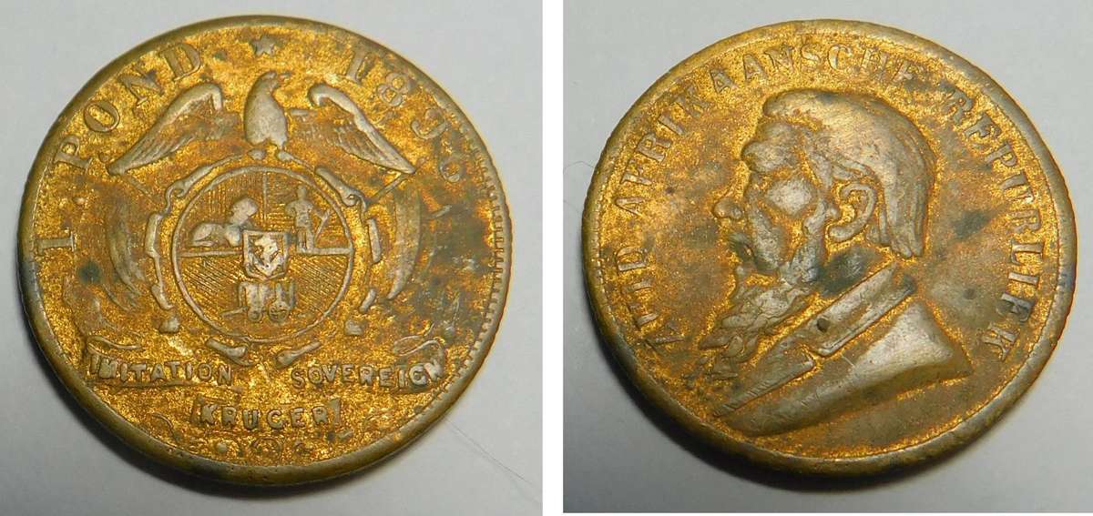 Paul Kruger Pond Token (Withers # 8a) 4 available