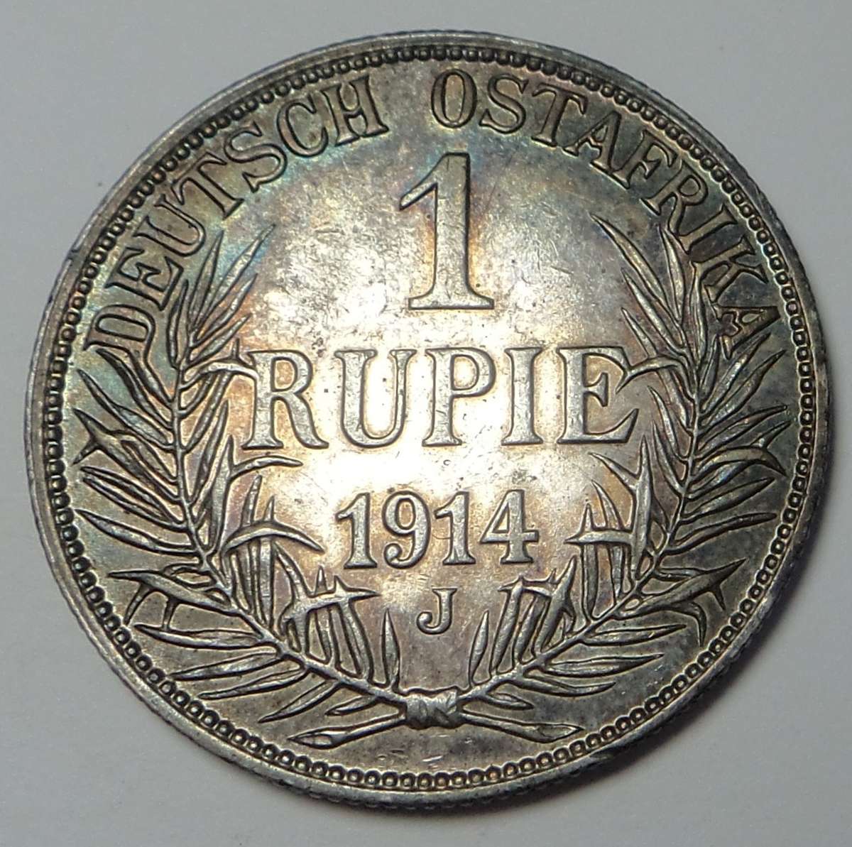 German East Africa: One Rupie 1914 (J)