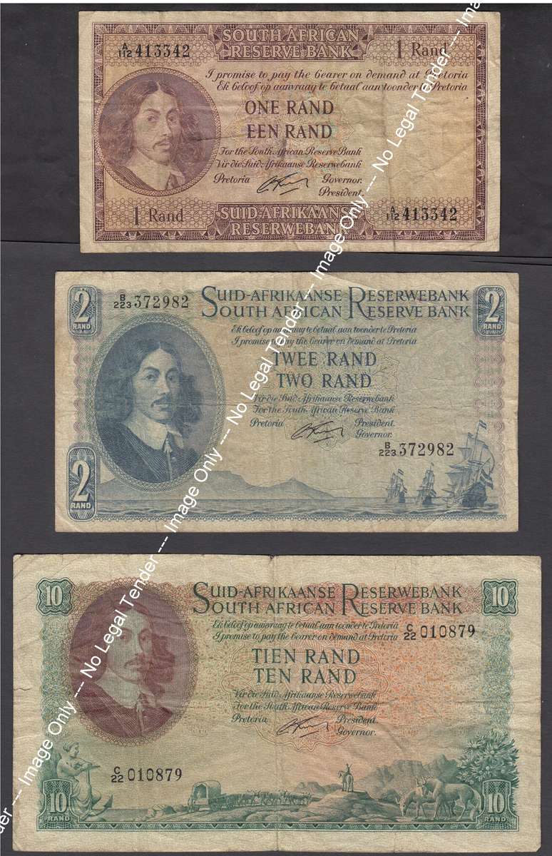 Jan van Riebeeck Type Set of 1962