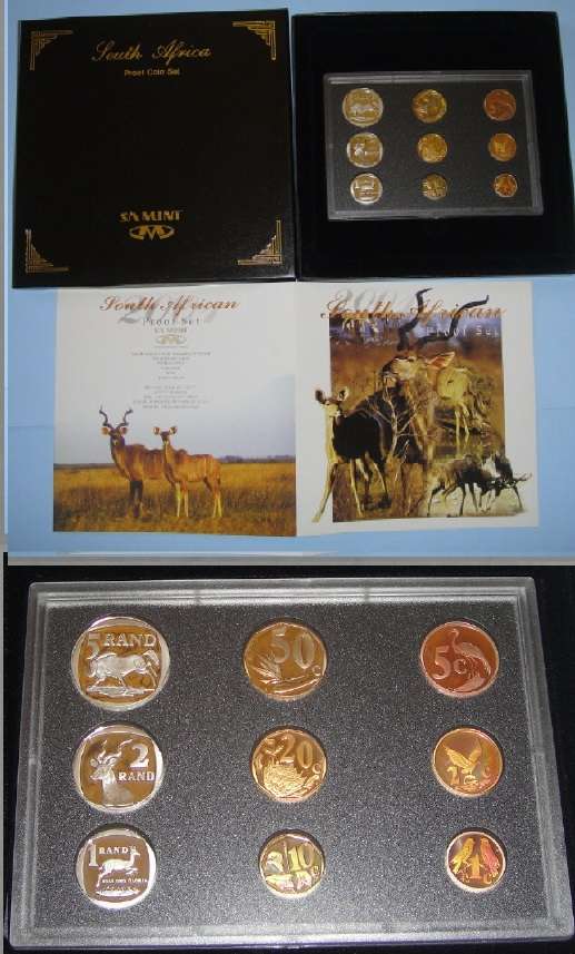 RSA Proof Coin Set of 2001