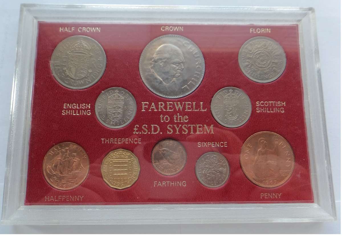 Great Britain: Farewell to Pre-decimal System (Farthing to Crown)