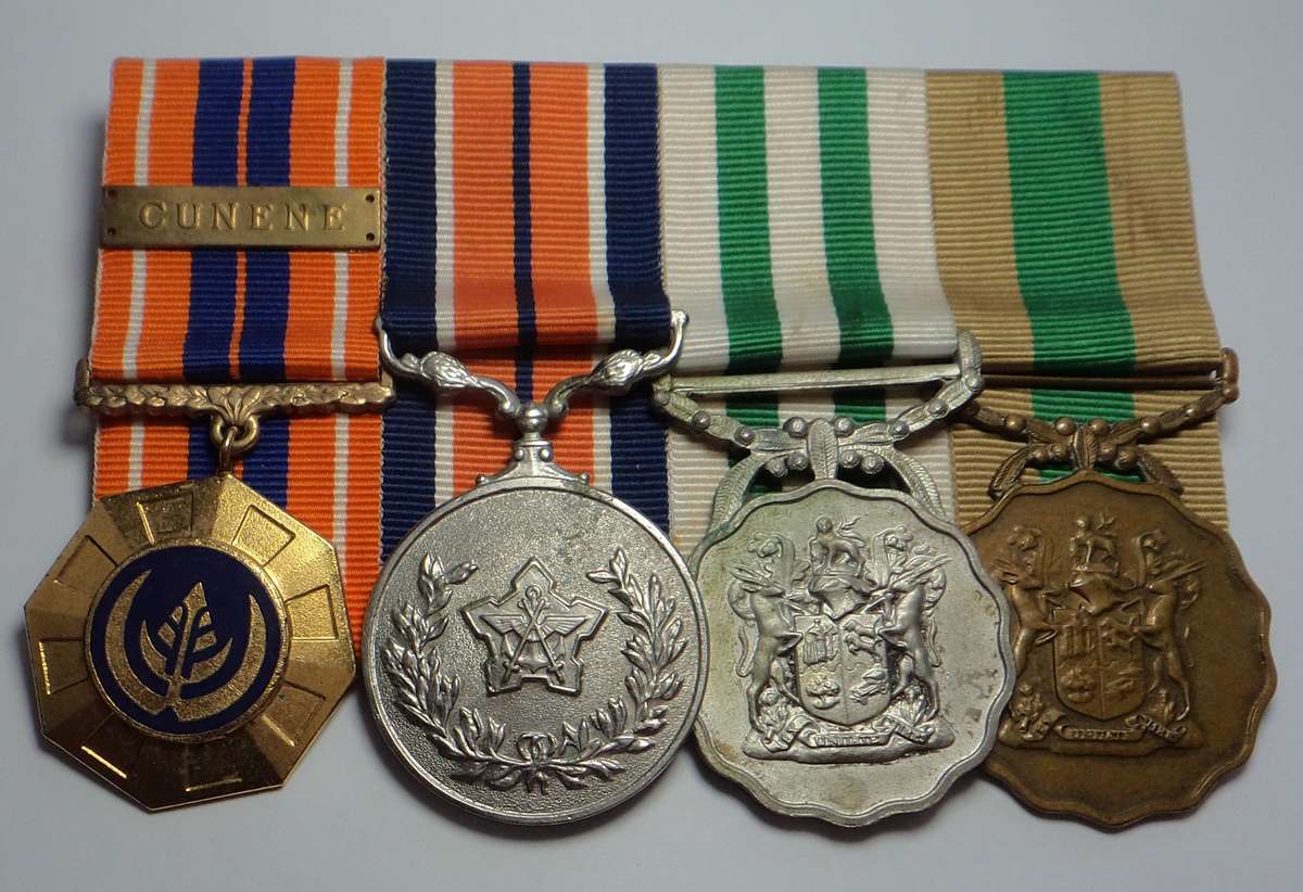 Border War Medal group with Cunene Clasp to Pro Patria