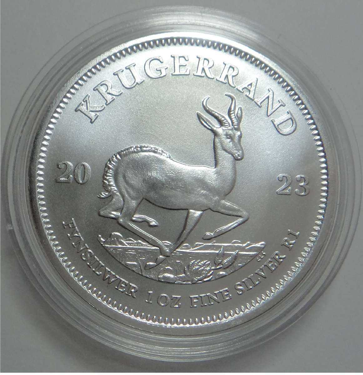 RSA: Mint State 1 OZ Silver Krugerrand 2023