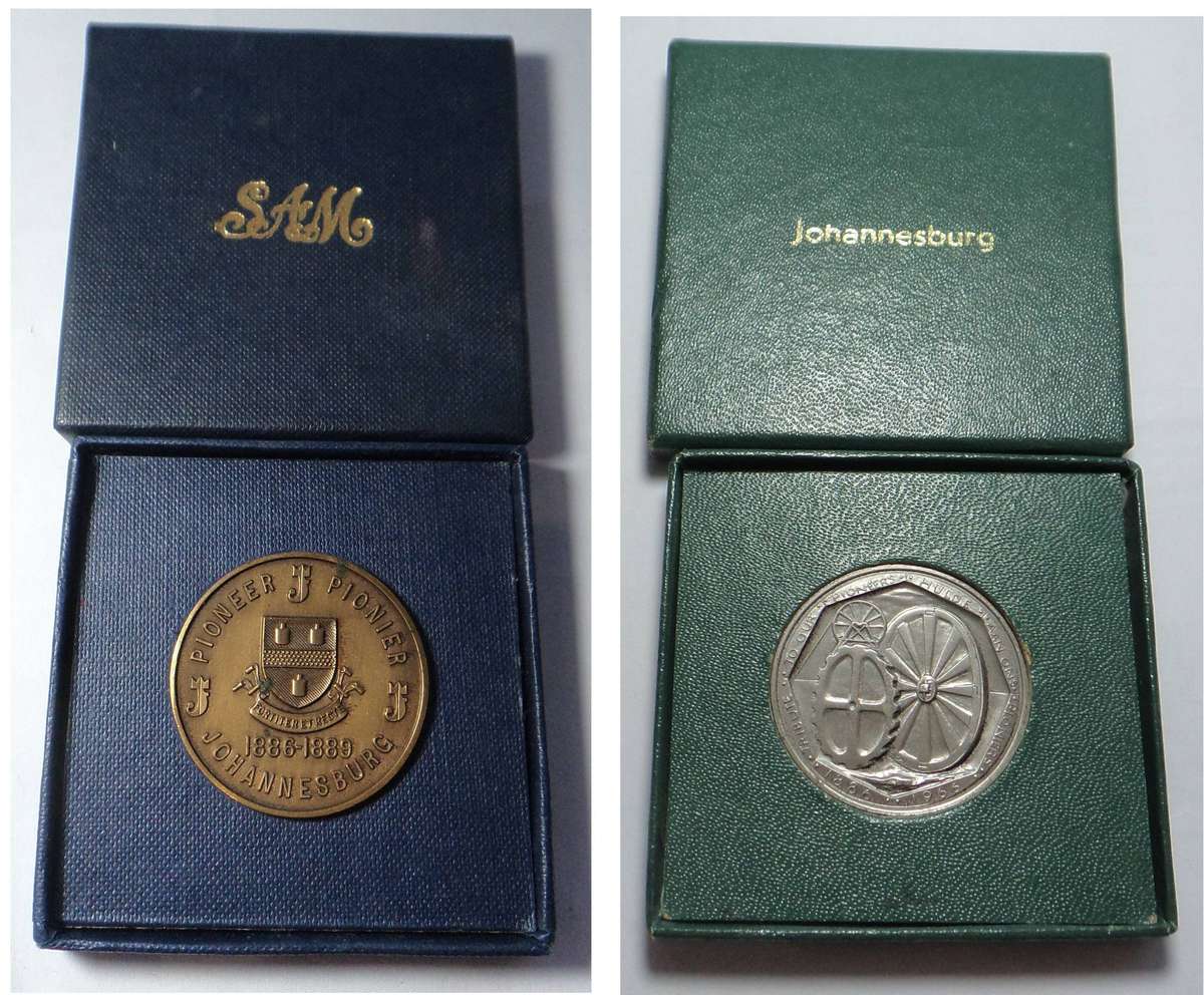 Johannesburg Pioneers 70th & 80th Anniversary (Laidlaw # 0650a & 0235)