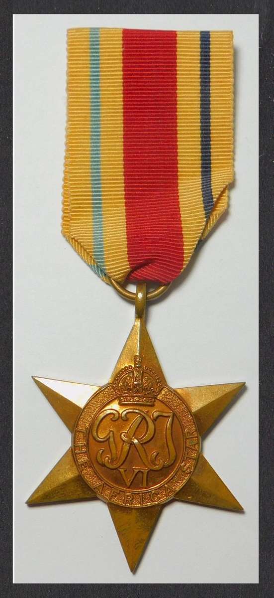 WW2 Africa Star (Brit.) unnamed as issued