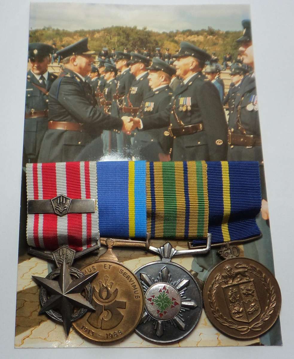 SAP Medal group to Adj. Off. A.J. Willemse