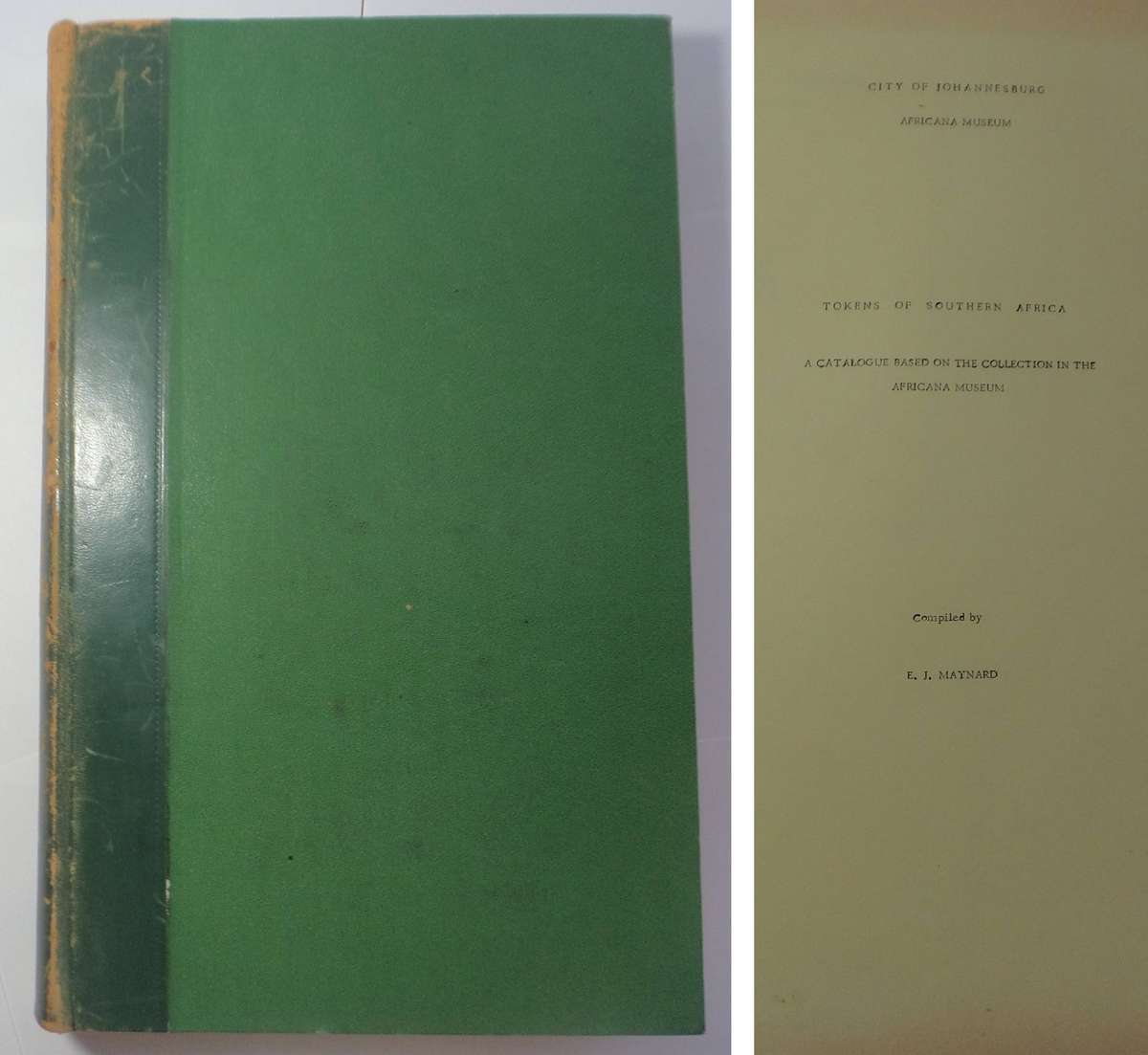 Tokens of Southern Africa by E.J. Maynard