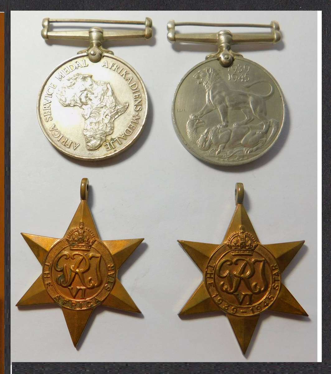 WW2 Medal Group to M10580 P. Benjamin