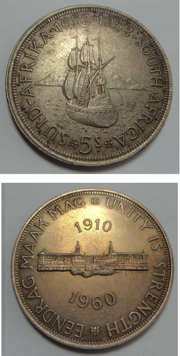 Union of SA only 2 Commemorative Crowns (1952 & 1960)