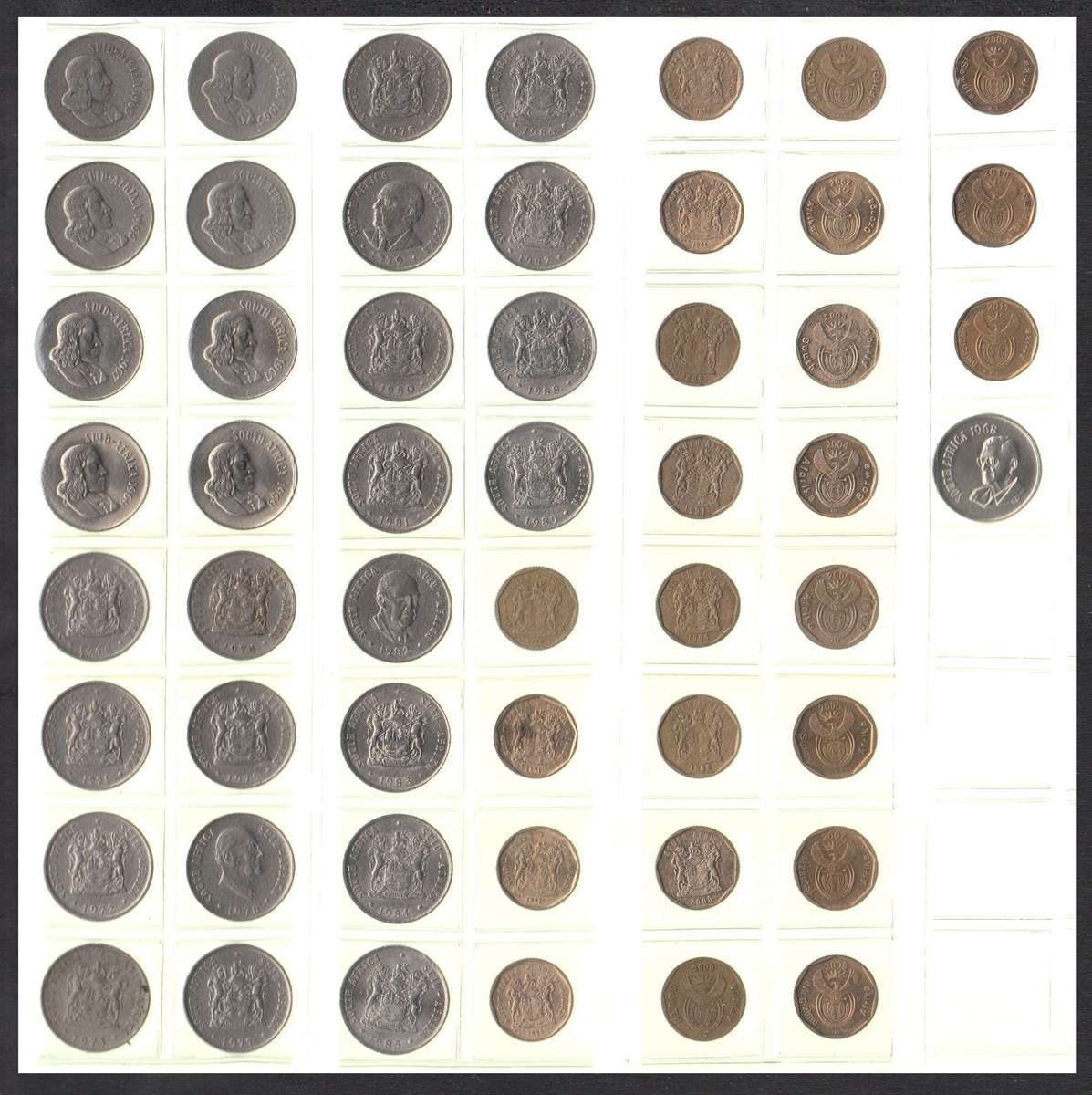 RSA 10 Cent Collection (almost Complete 1965 to 2011)