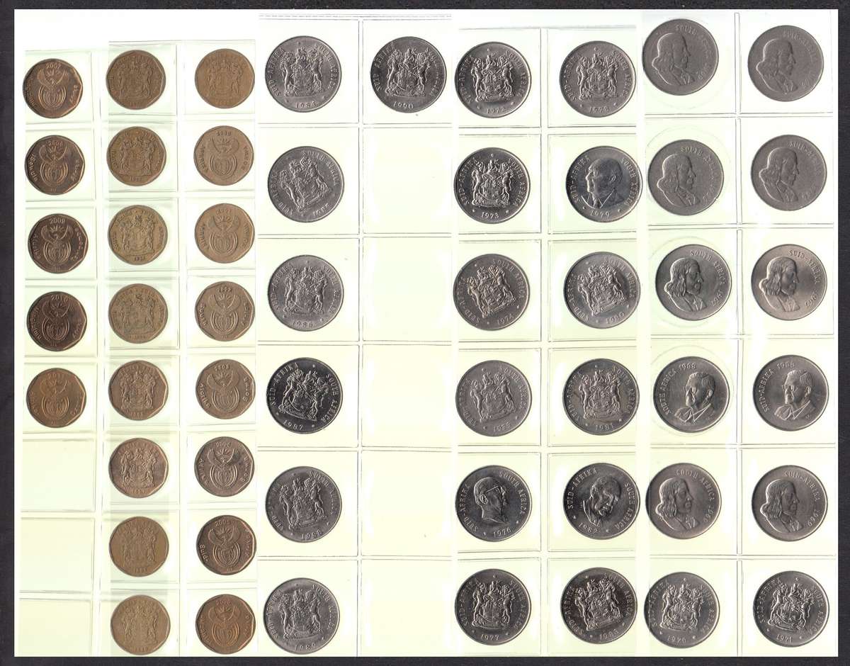 RSA 20 Cent Collection (almost Complete 1965 to 2011)