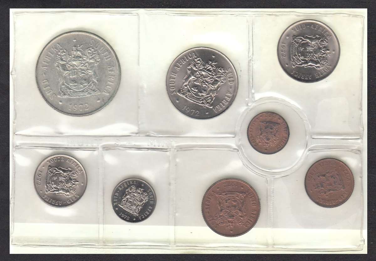 RSA: UNC Mint Pack with silver R1 of 1972