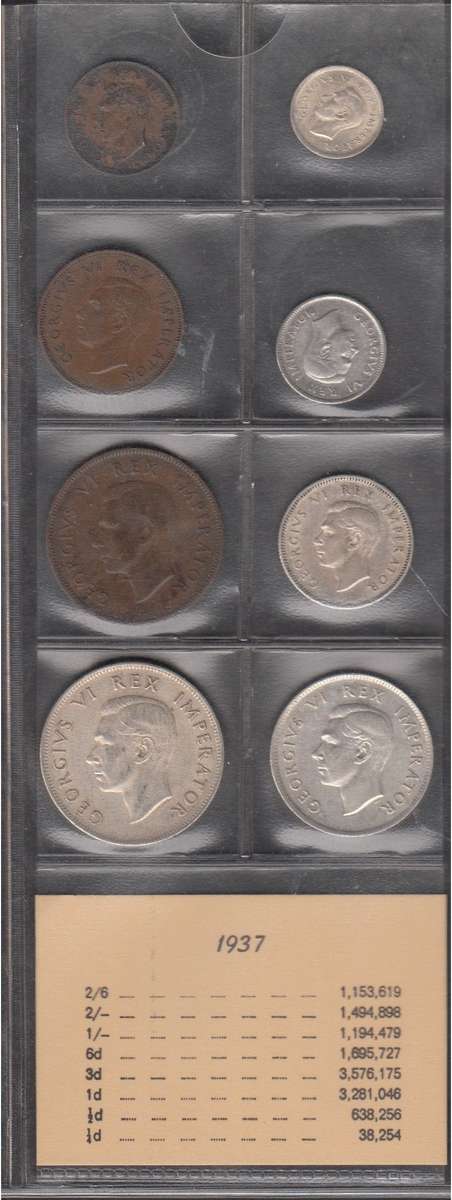 1937 Coin Set of the Union of South Africa
