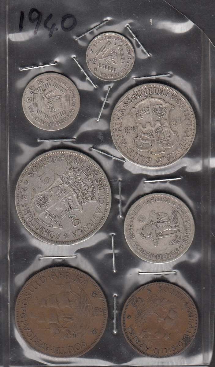 1940 Coin Set of the Union of South Africa