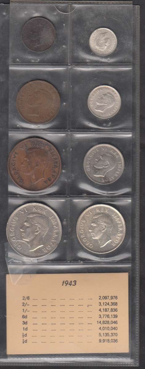 1943 Coin Set of the Union of South Africa
