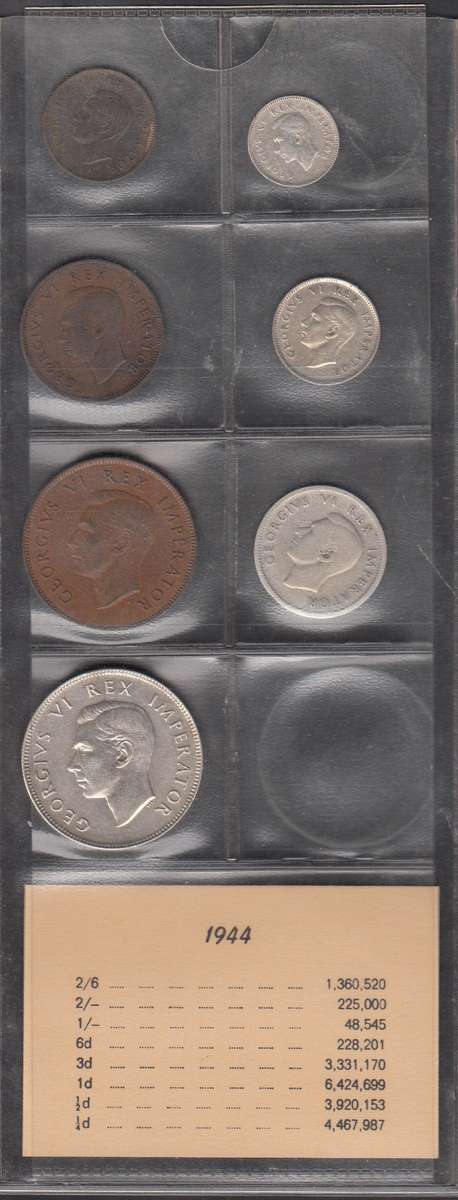 1944 Coin Set of the Union of South Africa