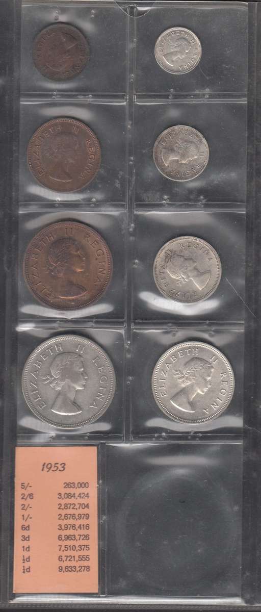 1953 Coin Set of the Union of South Africa
