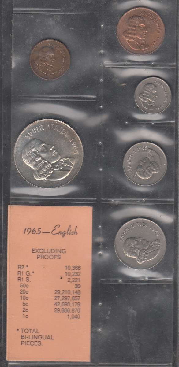 1965 Coin Set of the Republic of South Africa