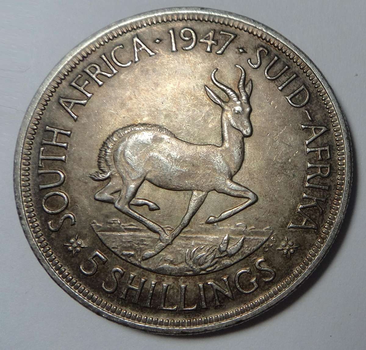 Union of SA Crown (5/-) of 1947