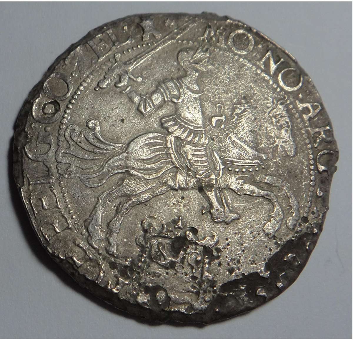 Netherlands: Merenstein Shipwreck Silver Rider (Ducatoon) of 1659