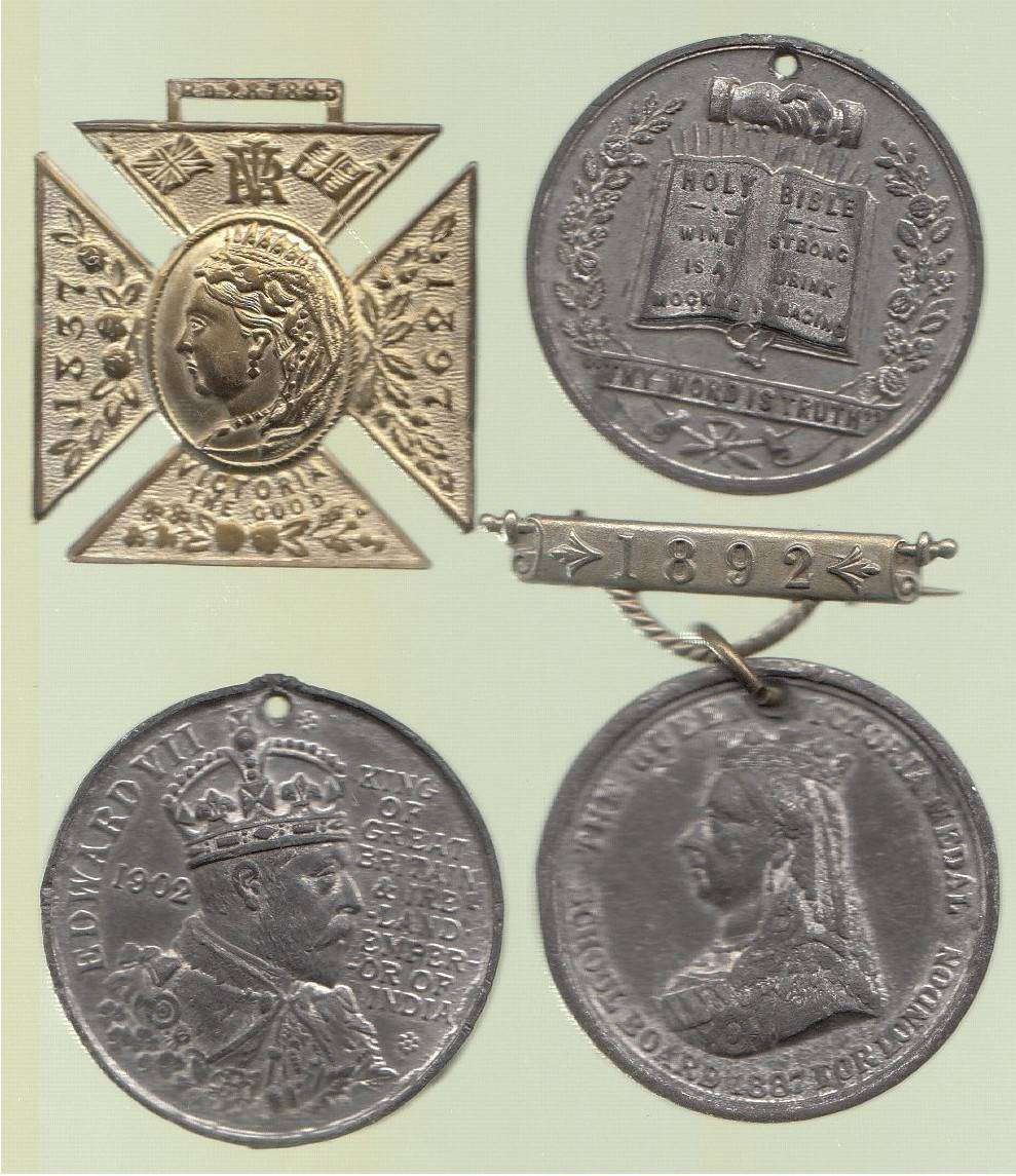 Four Large Victorian & Edwardian Medals