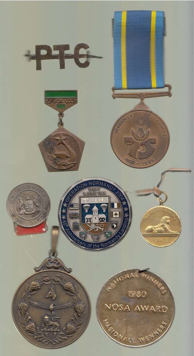 Collection of mostly South African Militaria