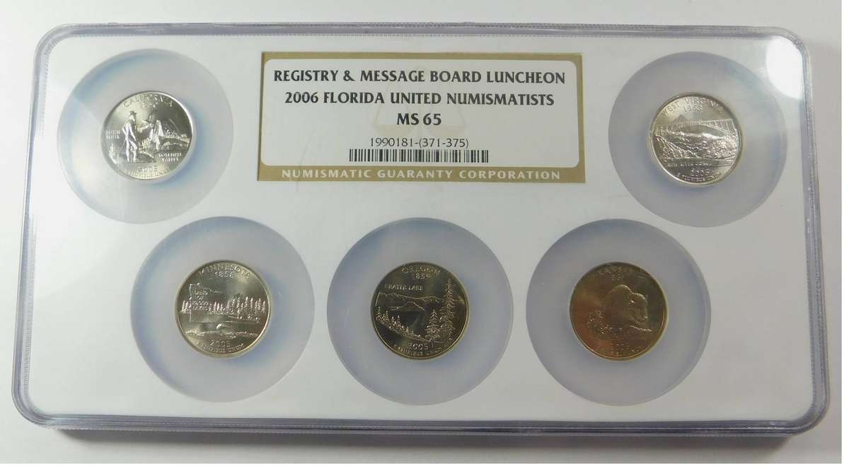 2006 Florida United Numismatists MS65 Set