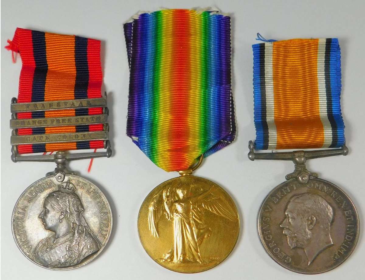 Queen's & WW1 group to 588 L-Corpl. J. Lees S.A.C.