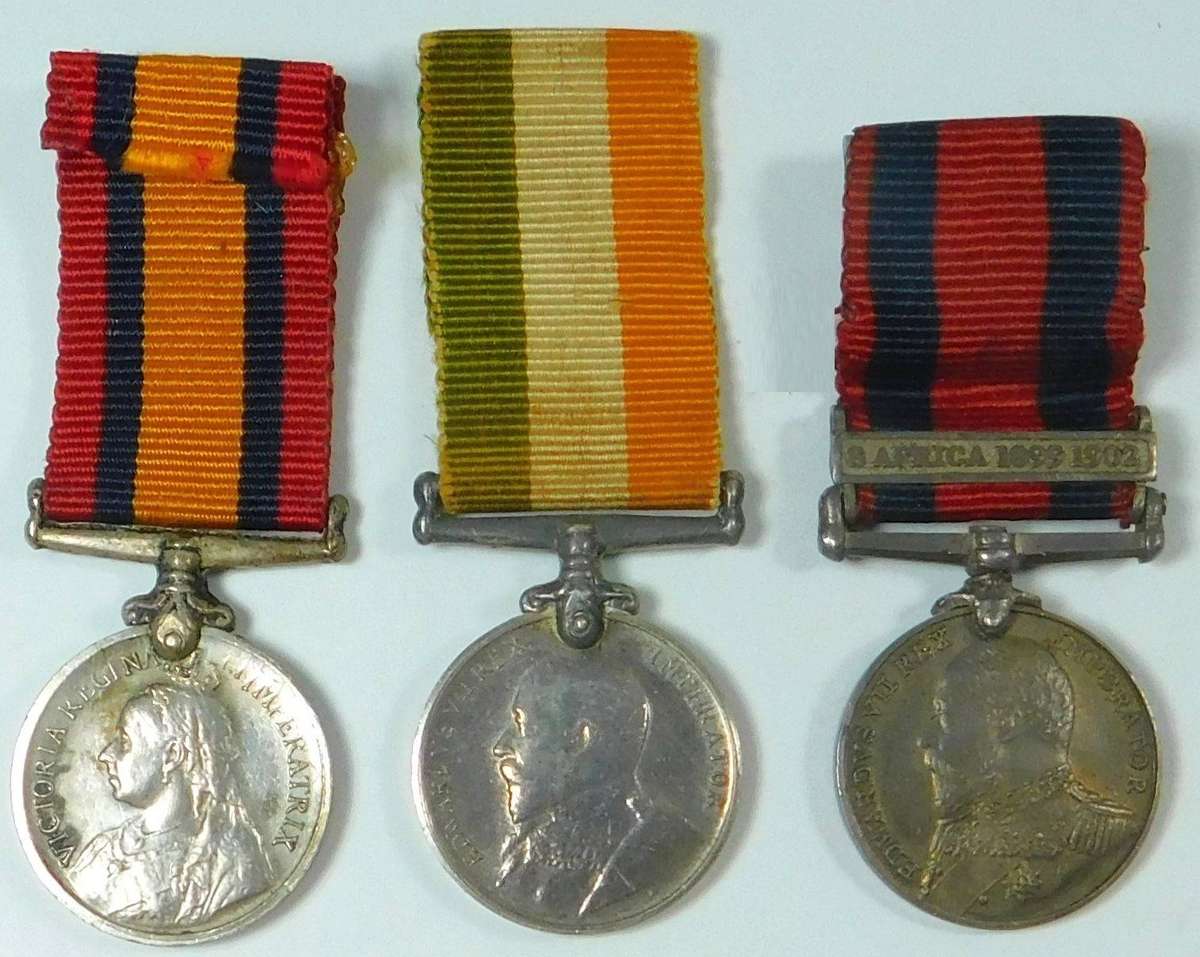 Anglo Boer War Miniature Medal Group