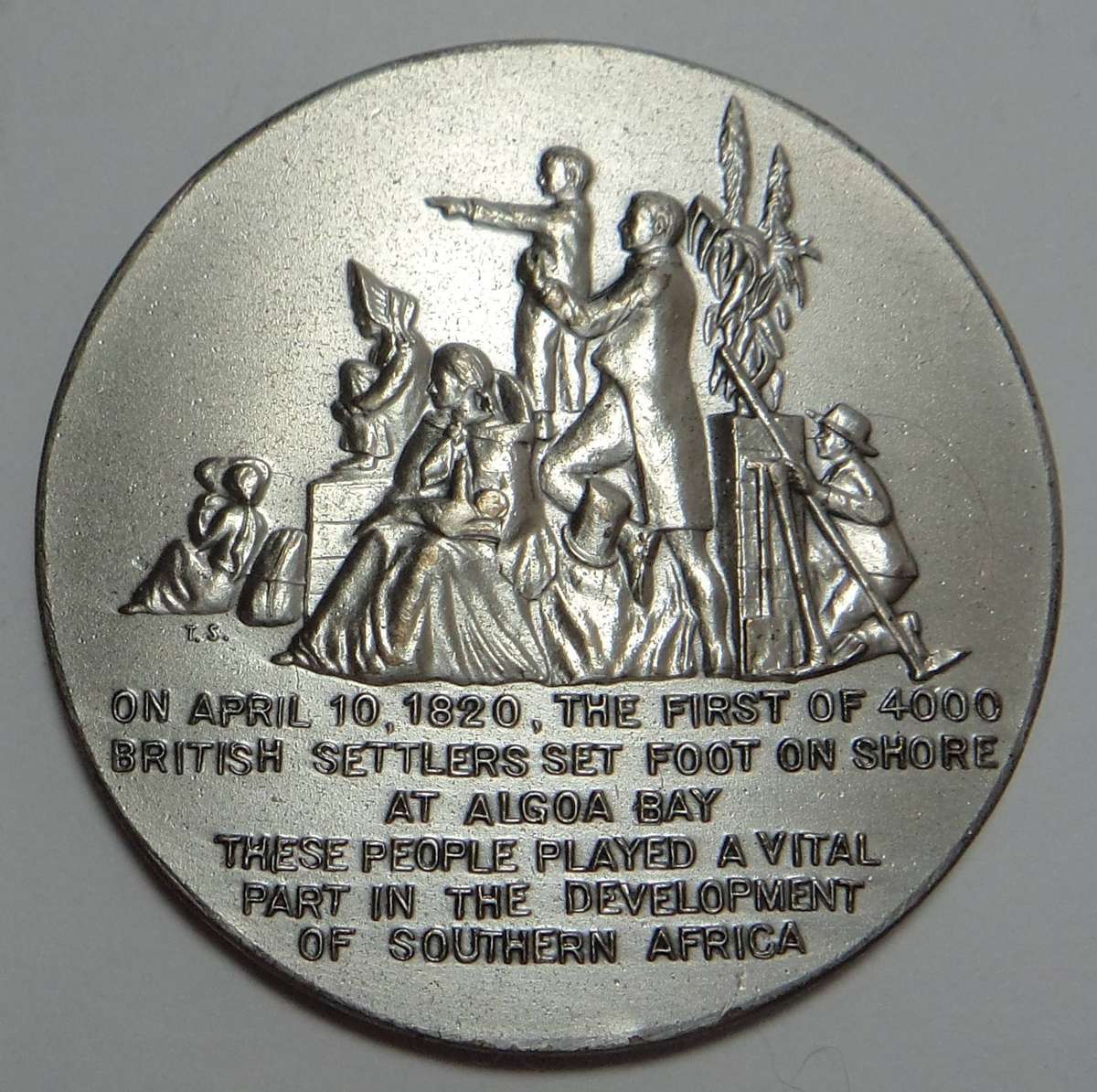 Silver Medal: British Settlers 1820 - 1970