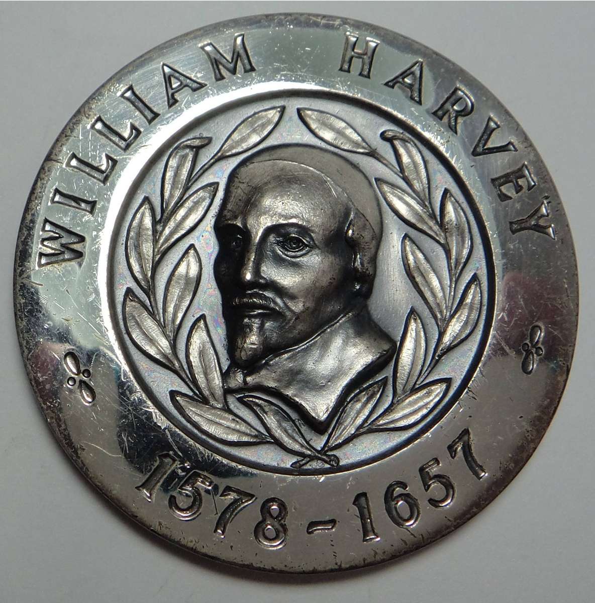 Silver Medal: William Harvey 1578-1657