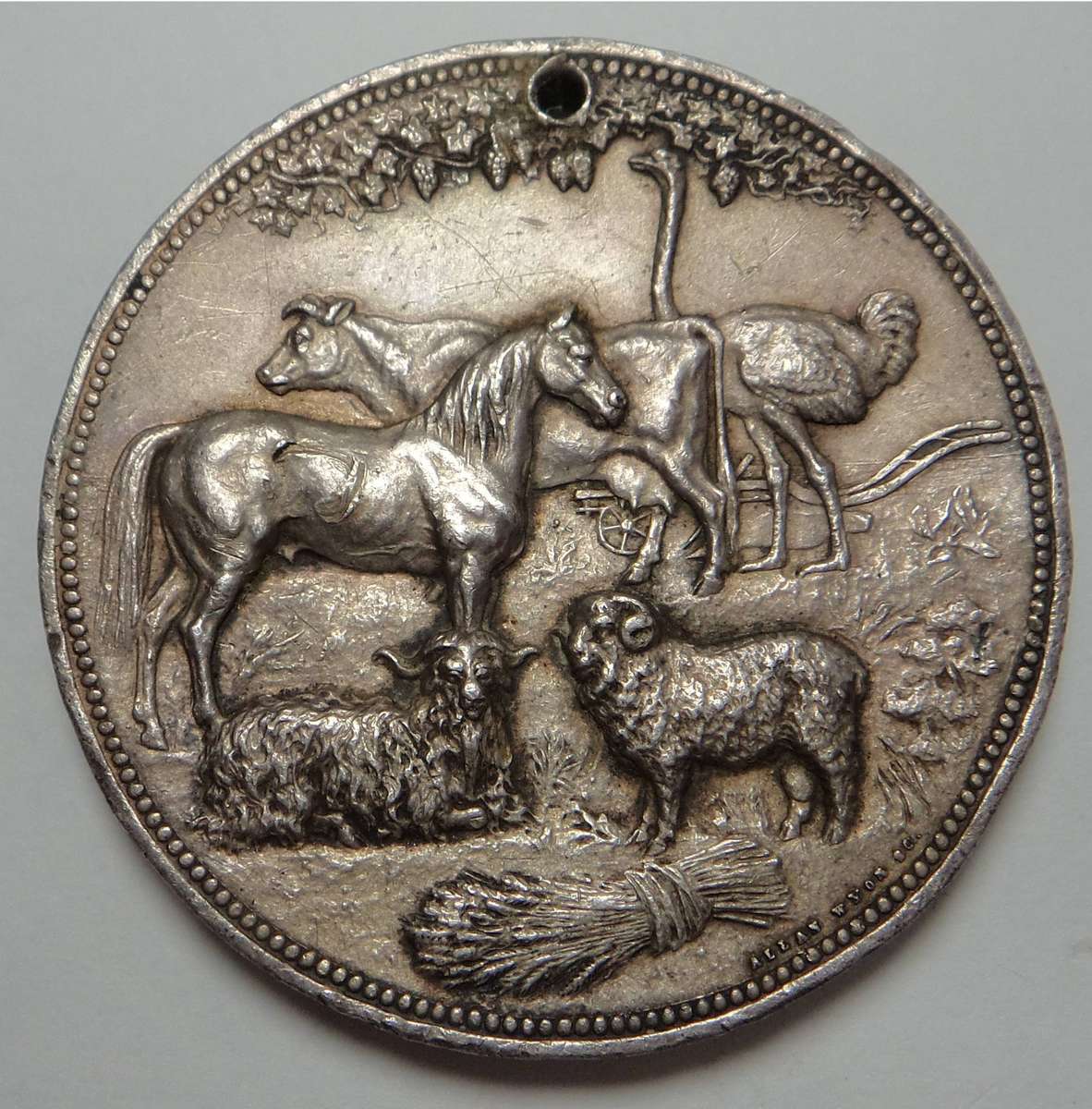 Silver Medal: Cape Colony 1909 to Hohenort Estate (Cape Town)