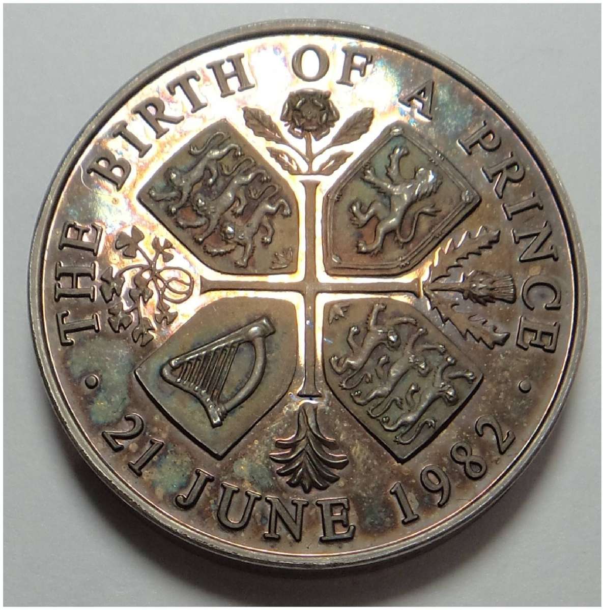 Silver Medal: Birth of Prince William 1982