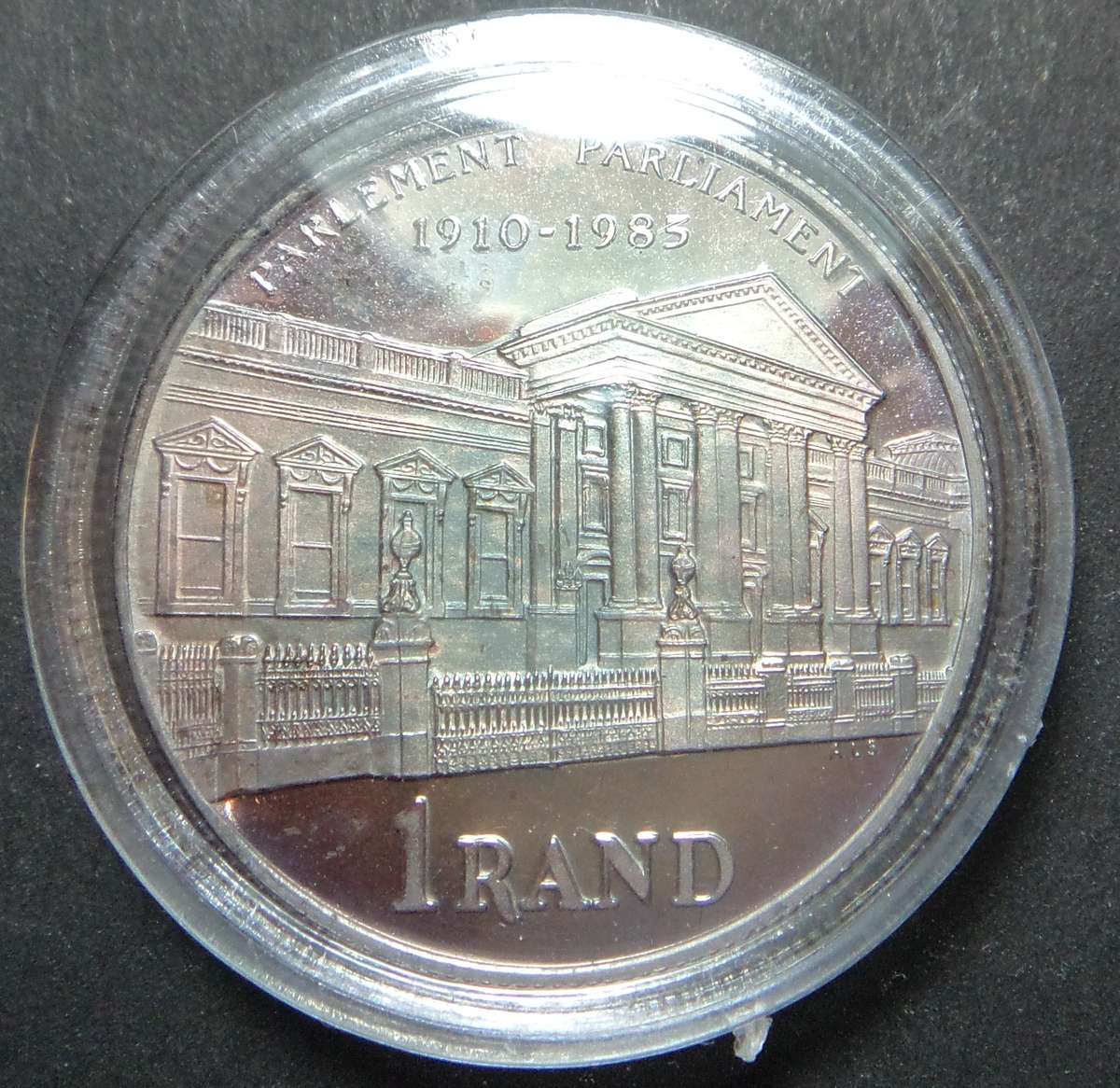 RSA Proof Silver R1 1985 (Parliament) 2 available