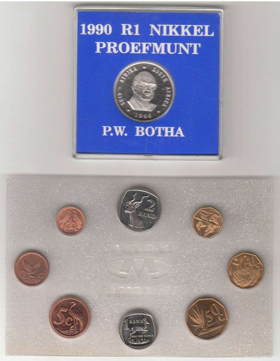 1990 RSA UNC Mint-pack with Proof R1